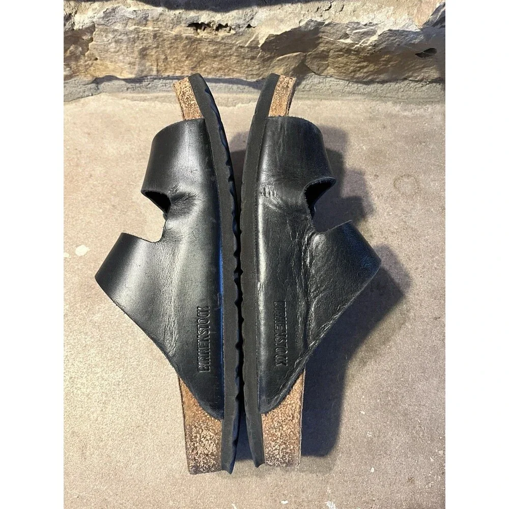 Birkenstock Arizona - Double Buckle Black Oiled Leather EU 41 (Unisex W 10 M 8) - Picture 7 of 9